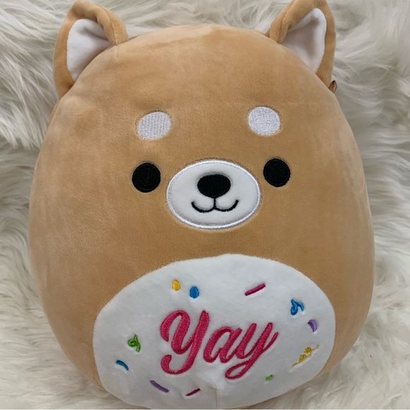NWOT Squishmallows YAY Angie Shiba Plush - Picture 3 of 4